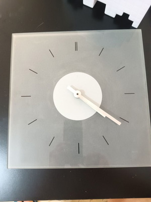 IKEA SKOJ vintage wall clock 28×28 cm, analog quartz