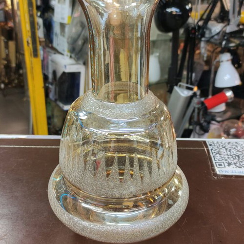 Replacement glass lamp shade 6Φ like new, height 27.5cm