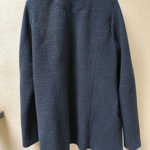 CECIL Casual Navy Blue Long Blazer Cardigan Size M Like New