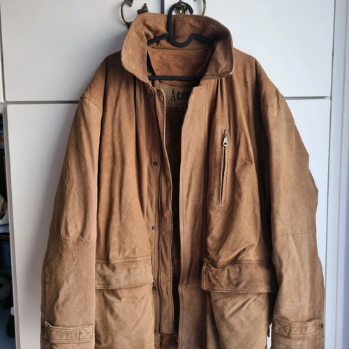 Men's leather jacket camel XL like new
