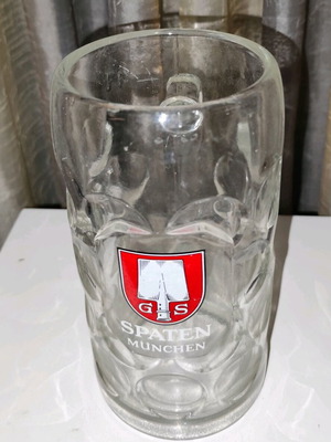 Μεγάλη κούπα μπύρας Spaten München μεταχειρισμένη, 1 λίτρο