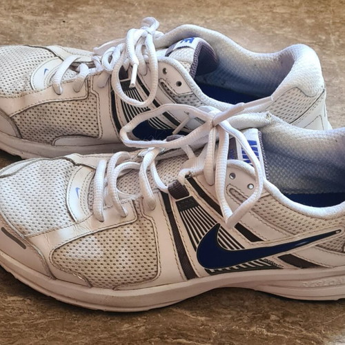 Nike Dart 10 men's shoes size 42 used, white