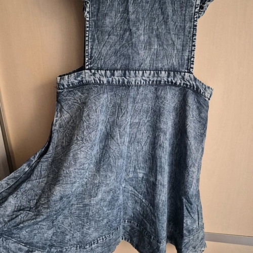 Forever 21 denim dress used, size M, blue washed