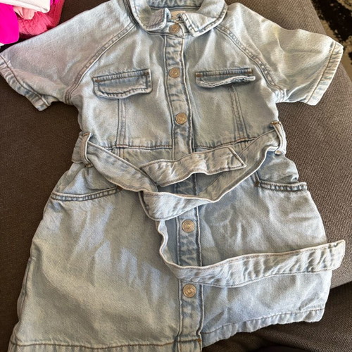 Zara denim dress like new, blue, size 92… - € 6,00