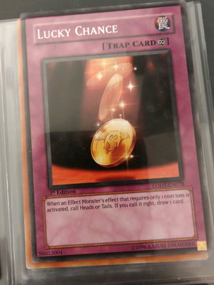 Yu-Gi-Oh card Lucky Chance like new