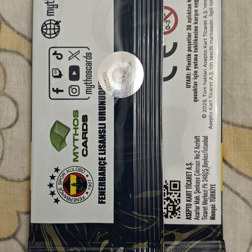 Mythos Cards Fenerbahce pack of 6 cards new