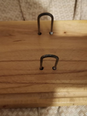 Wooden desk calendar used with 2026 calendar