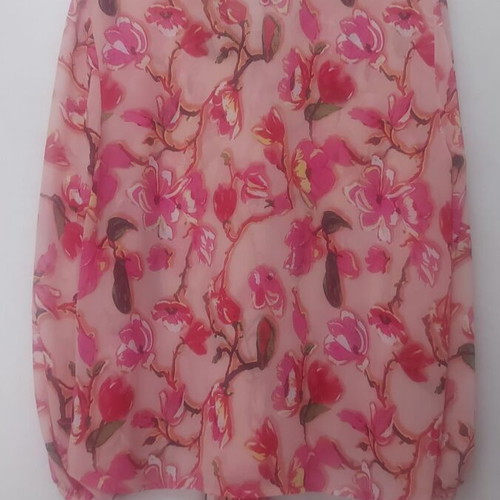 Floral women's shirt new with tags, pink, size L