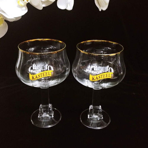Ritzenhoff Cristal Kasteel beer glass pair new 500 ml