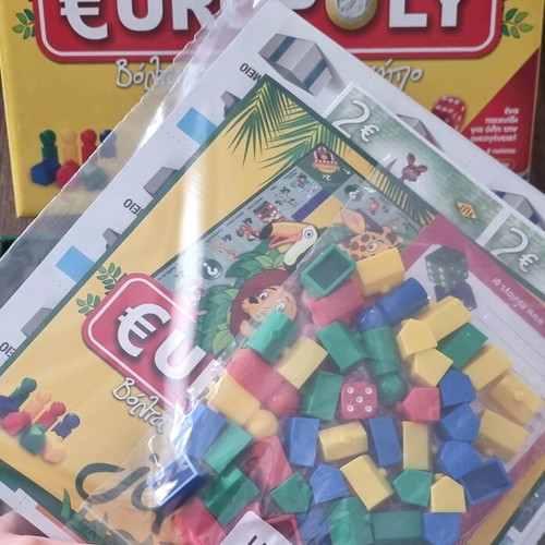 Junior Europoly board game new, zoo walk edition