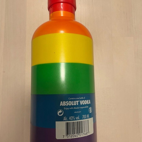 Absolut Vodka case Special Gay Limited Edition 2008 used