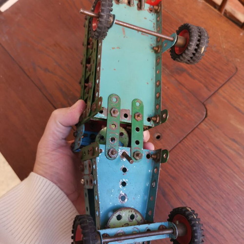 Assembled metal toy truck of EPA used
