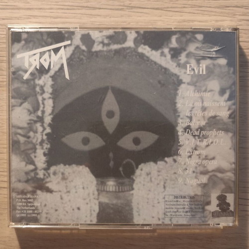 Trom Evil CD 1996 goth rock industrial doom metal near mint