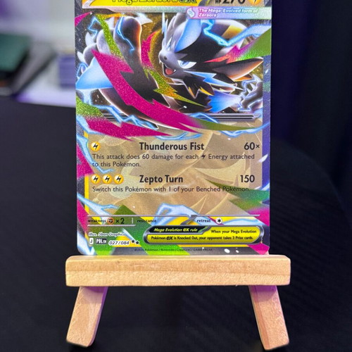Pokemon TCG Mega Evolution Pitch Black Mega Zeraora EX card new