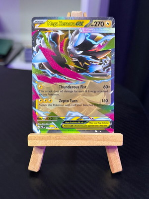 Pokemon TCG Mega Evolution Pitch Black Mega Zeraora EX card new