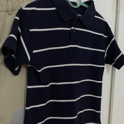 Σετ παντελόνι Polo Ralph Lauren και ριγέ πόλο μπλουζάκι H&M, μέγεθος 98/104