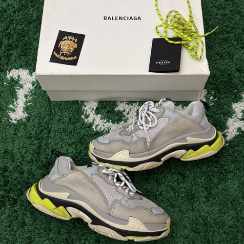 Balenciaga Triple S sneakers used, size 45, grey