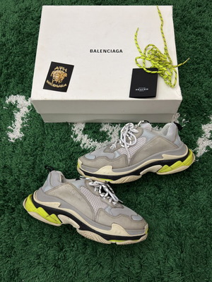 Balenciaga Triple S sneakers used, size 45, grey