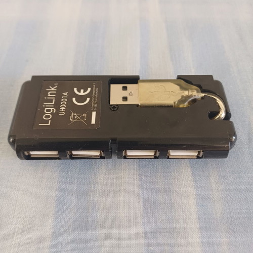 LogiLink USB Hub UH0001A 4-Port USB 2.0 used with USB-A connection