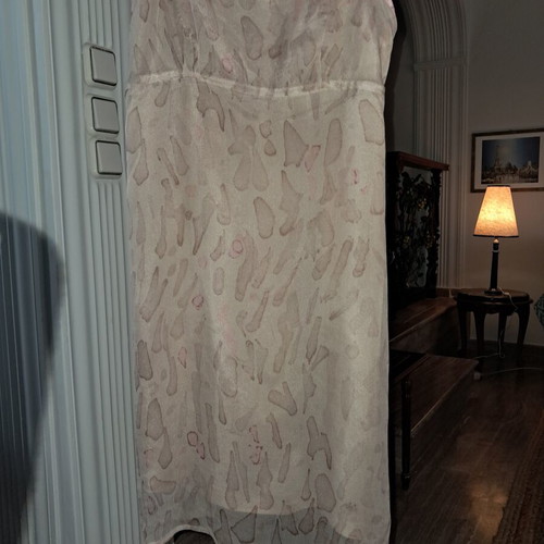 Guess dress used, pink beige shades, with straps and side zipper