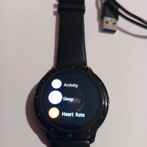Smart watch like new with screen protection and charging cable