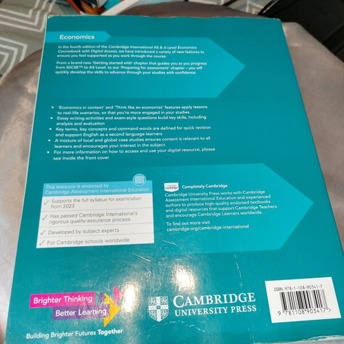 Cambridge academic science textbooks like new, English