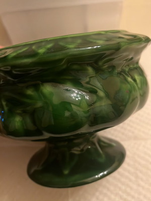 Decorative fountain used, green color, height 0.10 m