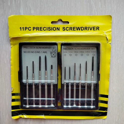 Watch screwdrivers new, set of 11 pieces