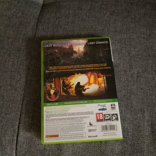 Metro Last Light Xbox 360 new