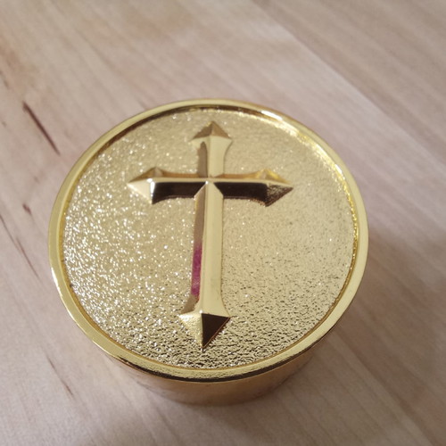 Holy Communion carrying box 4 x 2 cm new