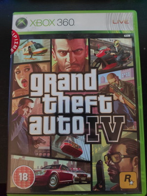 Grand Theft Auto IV Xbox 360 like new
