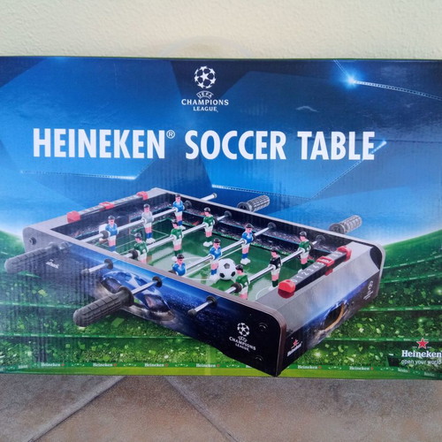 Heineken wooden foosball table new