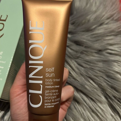 Clinique Self Sun body tinted lotion medium/deep 125 ml new unused