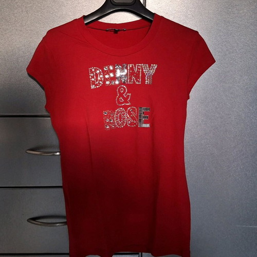 Denny Rose short-sleeve blouse red like new size M