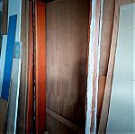  Πορτα εισοδου σπιτιού απο ξυλο oregon μασιφ χειροποιητη δίδεται μαζι με την κασα της διαστασεις 92Χ208