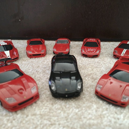Ferrari toy car collection used, pack of 8 pieces