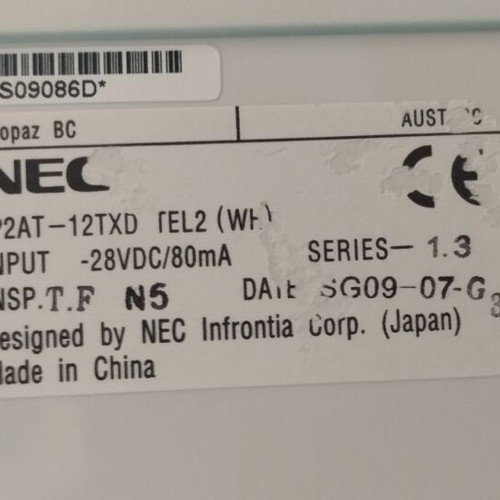 NEC telephone system like new with special telephone device