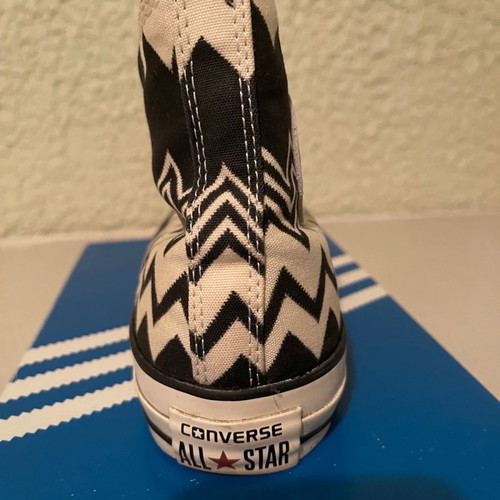 All Star Converse Missoni athletic shoes used, multicolor, size 41