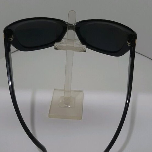 Solmar sunglasses like new, black frame with brown details, tinted crystal