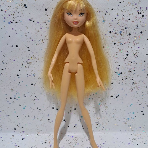 Winx Club Stella 1st Edition doll nude used with flaws