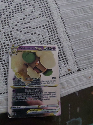 Whimsical Vstar authentic rare card like new