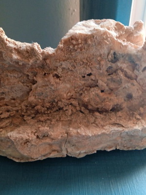 Συλλεκτικό διακοσμητικό πέτρωμα μεταχειρισμένο με αυτοκόλλητο βάσης μιας χρήσης