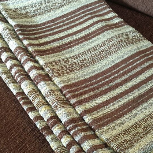Set of 4 decorative pillows like new, 45x45 cm, chenille fabric