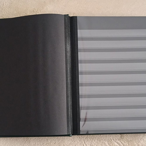 Leuchtturm LSZ 4/32KG Stamp Album like new, leather luxury with case