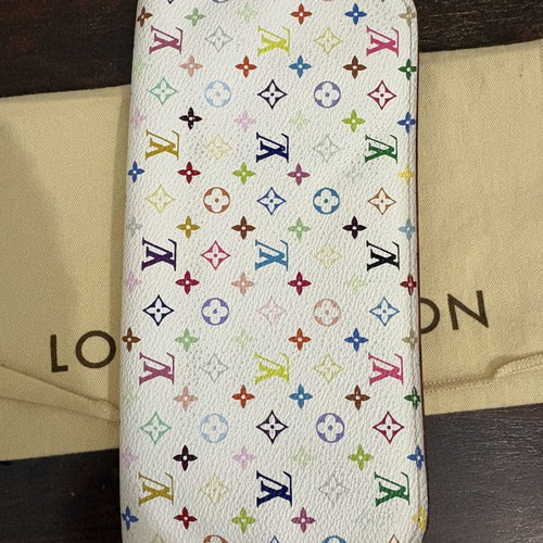 Louis Vuitton Takashi Murakami multicolor pochette with chain