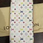 Louis Vuitton Takashi Murakami multicolor pochette with chain