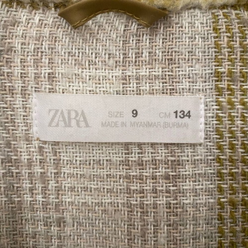 Zara kids jacket like new, white and yellow, size 134 cm