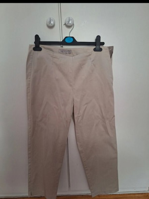 M&S Collection women's beige straight-leg pants