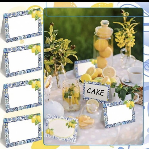 Lemon Party Capri Theme Decorations New Set for Birthday Christening Baby Shower