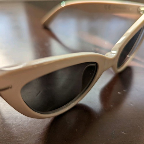 white cat eye sunglasses